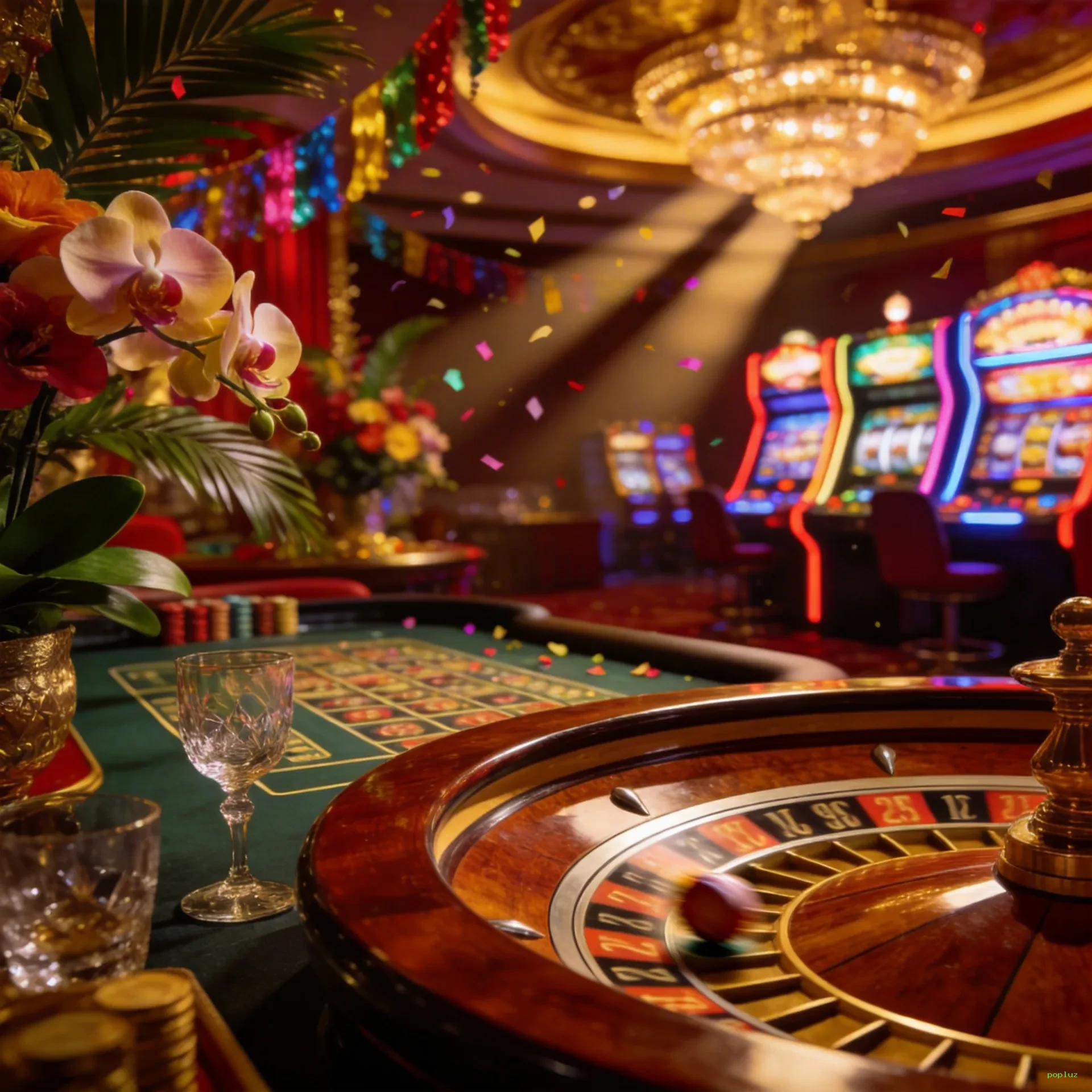 Slots no app popluz mobile